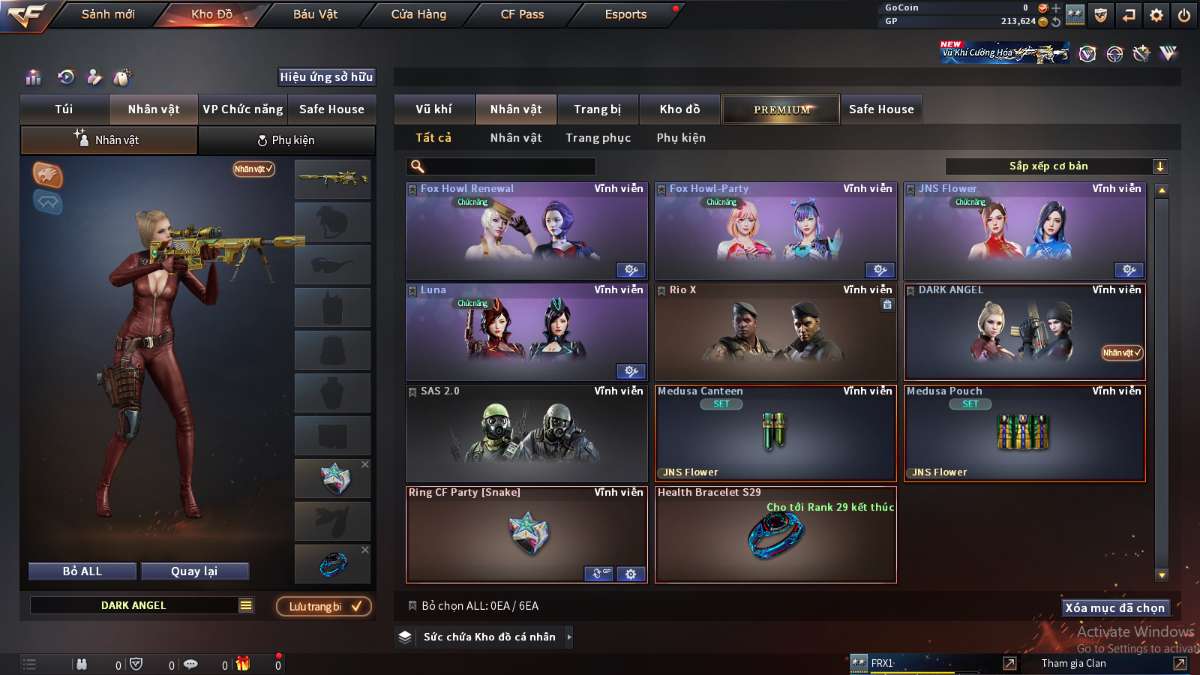 shop acc cf uy tin gia re